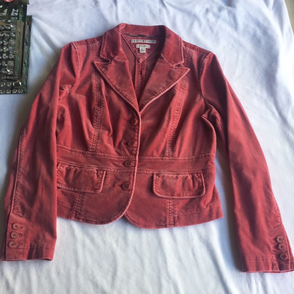 Tommy Hilfiger velvet blazer vntg